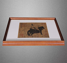 蒙自书画装裱配框服务案例